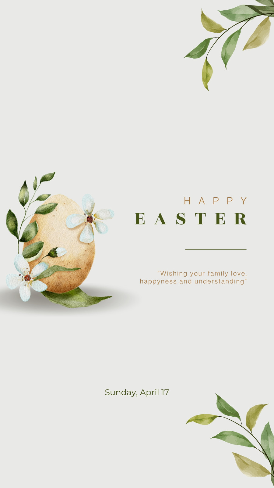 Free and customizable easter templates