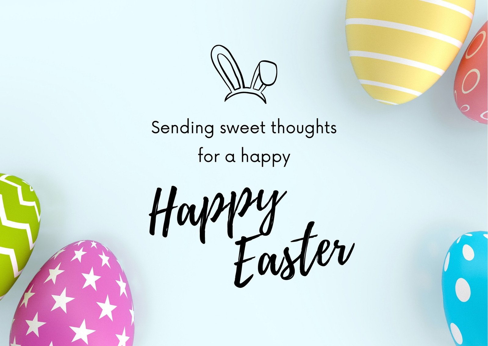 Free printable, customizable Easter card templates | Canva