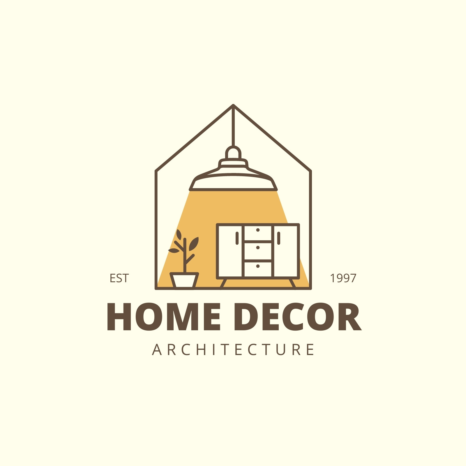 Canva Beige And Brown Minimalist Home Decor Logo QjYhLCsMXd4 