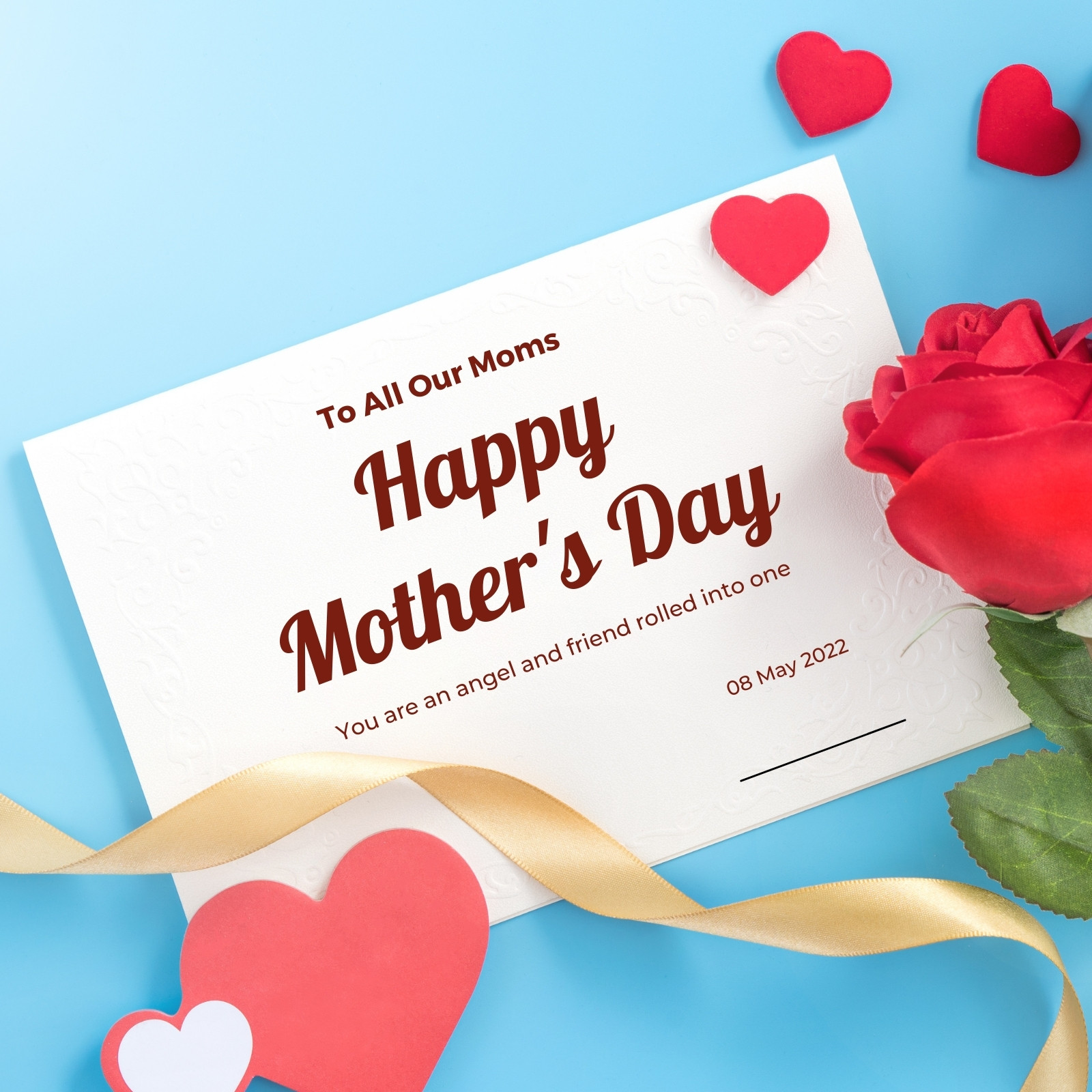 Free and customizable mothers day templates