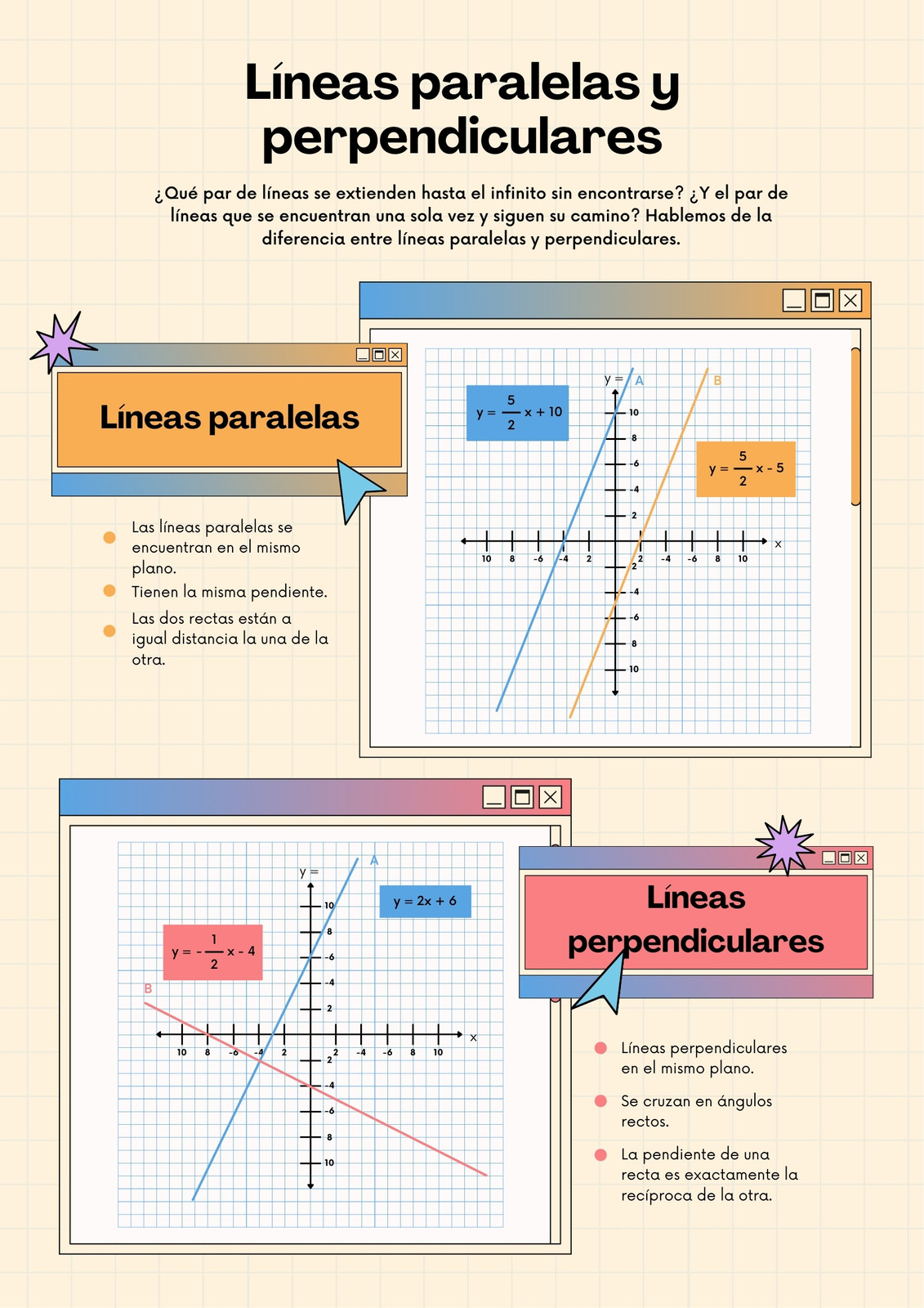 Póster personalizado del profesor de geometría, tipografía de