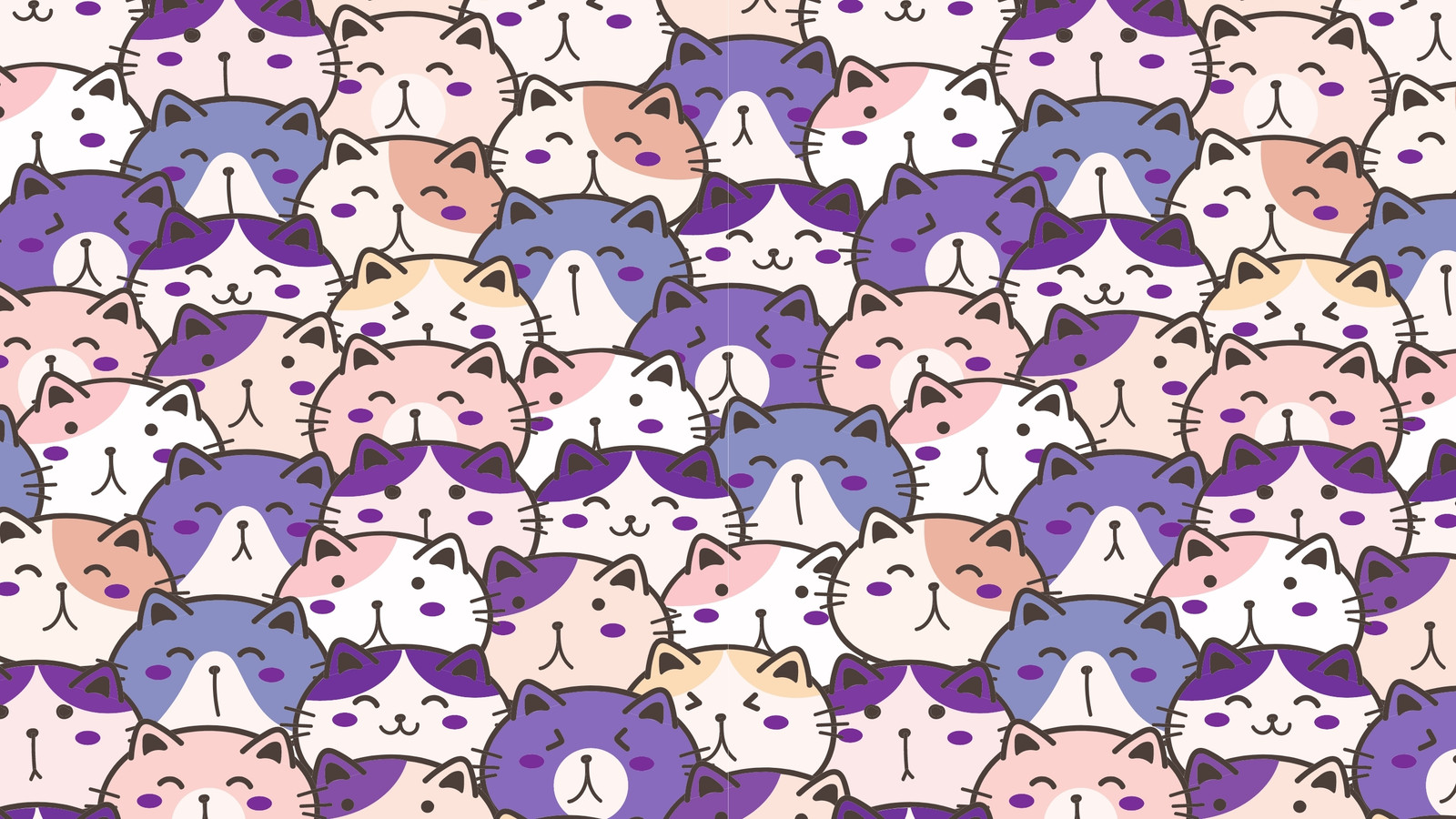 Page 4 - Free and customizable cute cat wallpaper templates