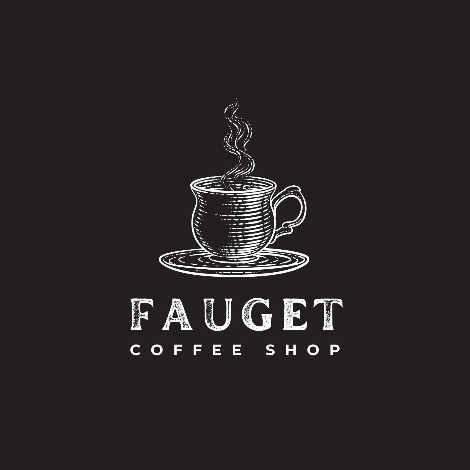 Cafe Logo / Coffee Logo Design / Drinks Logo Design / Cup Logo