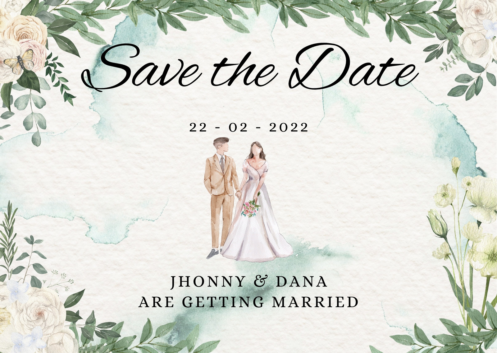 Page 4 - Free Save The Date Card Templates To Edit And Print | Canva