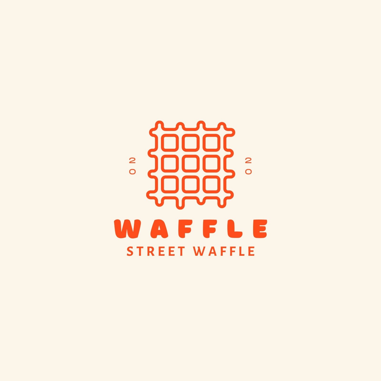 Hong Kong Bubble Waffle Logo Template Stock Illustration - Download Image  Now - Waffle, Bubble, Logo - iStock