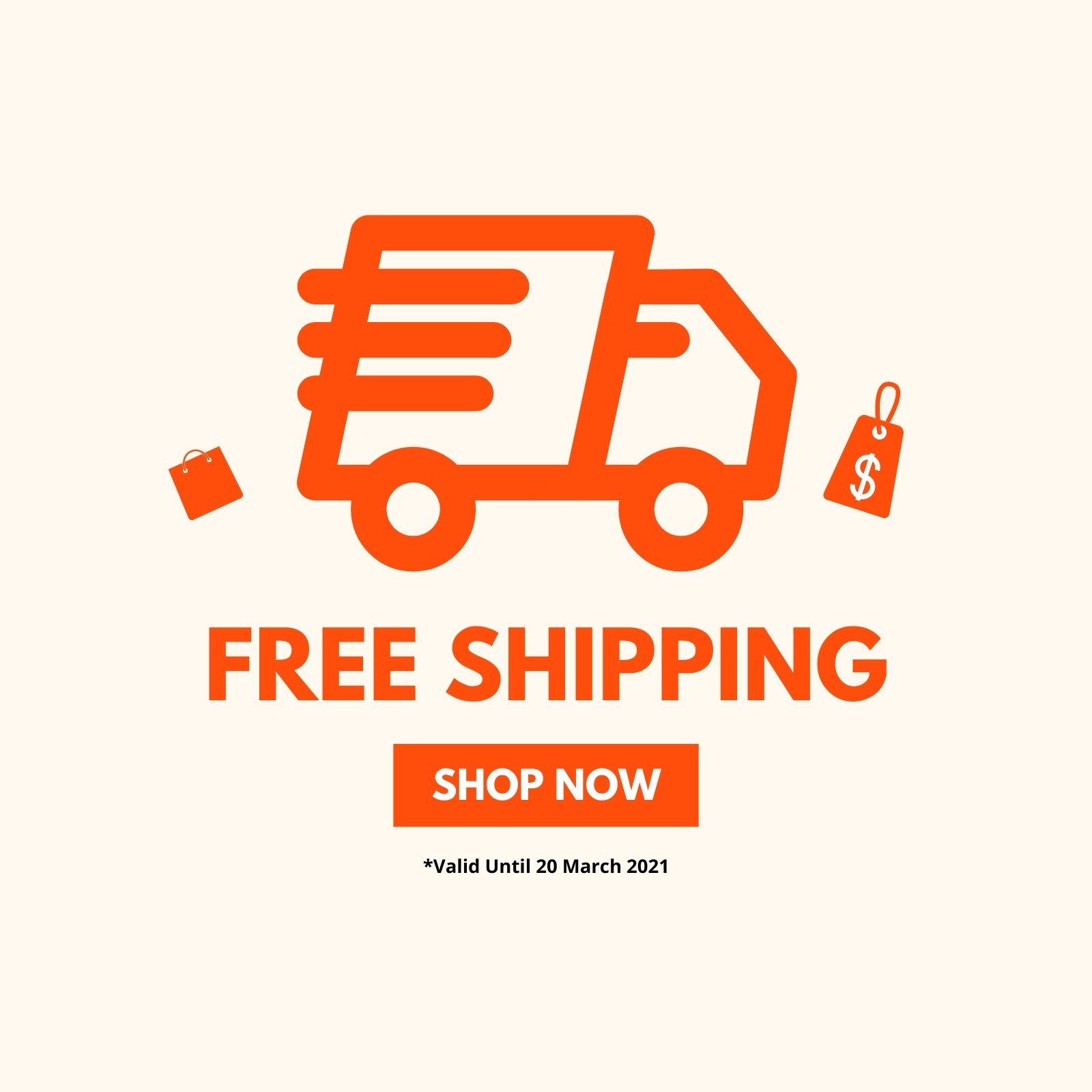 Free shipping delivery icon Royalty Free Vector Image