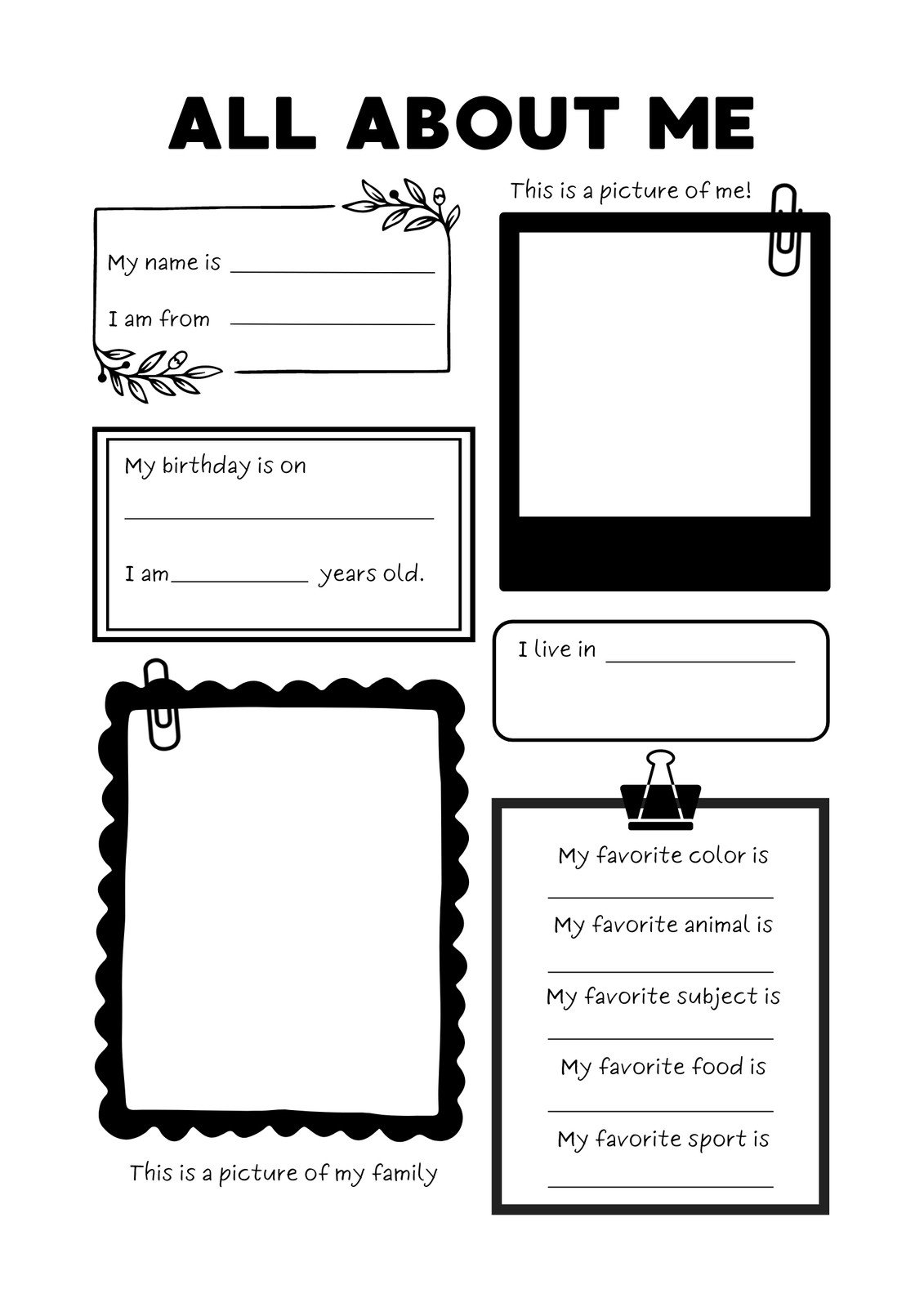 Free, custom printable worksheet templates for teachers | Canva