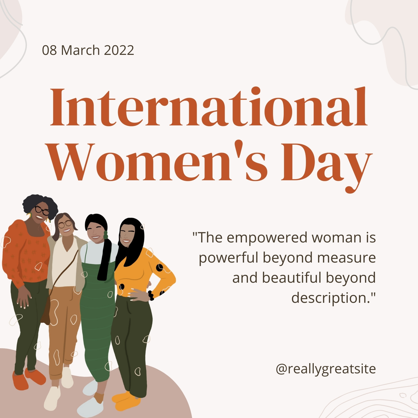 Page 16 - Free and customizable international womens day templates