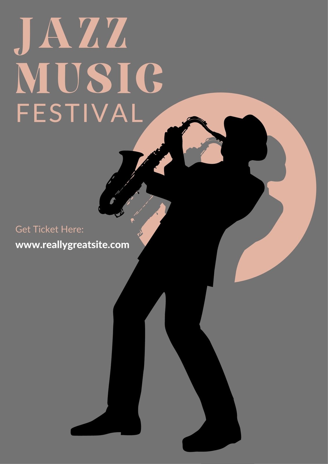 vintage jazz music poster