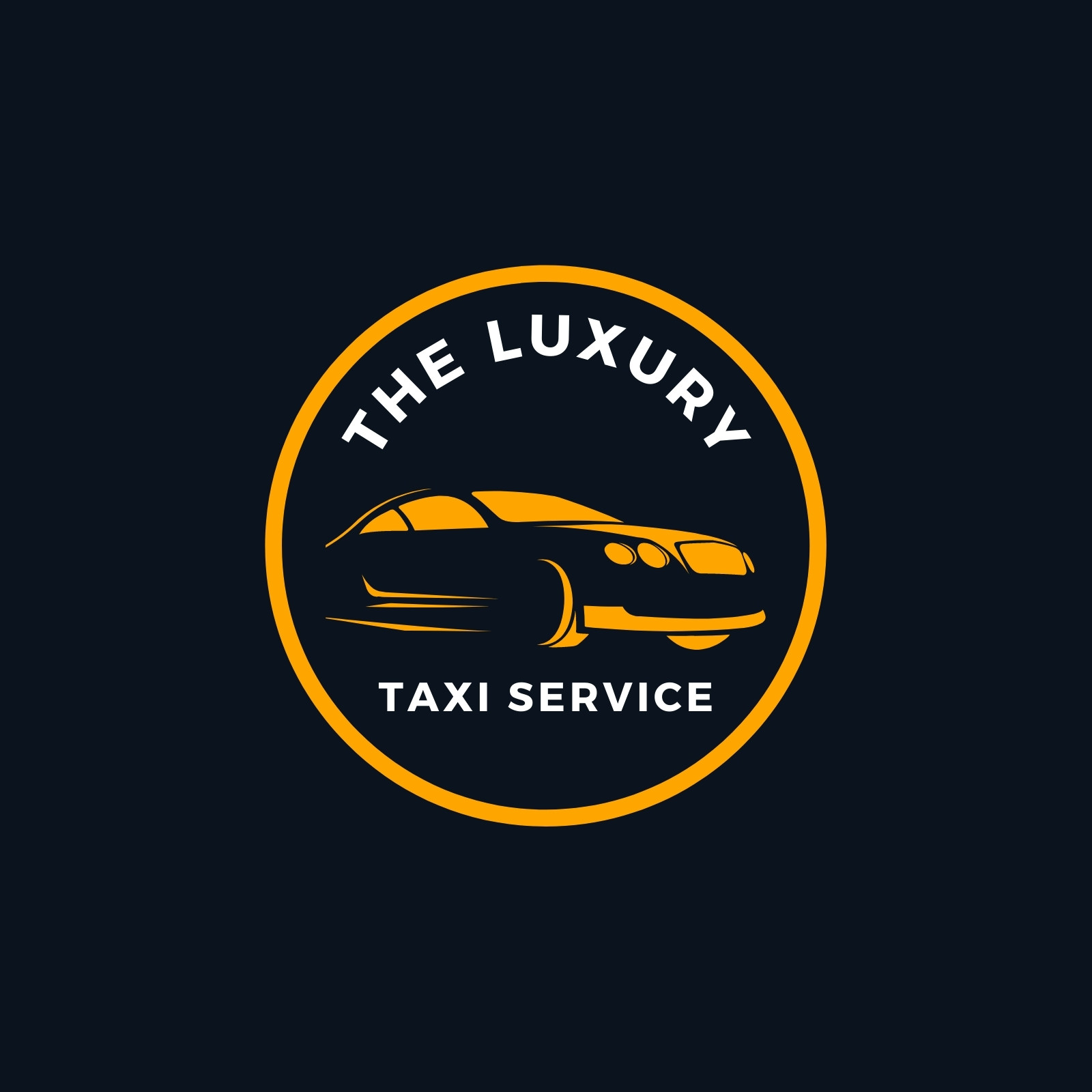Taxi Logo Symbol - Fast Cab Stock Vector | Adobe Stock