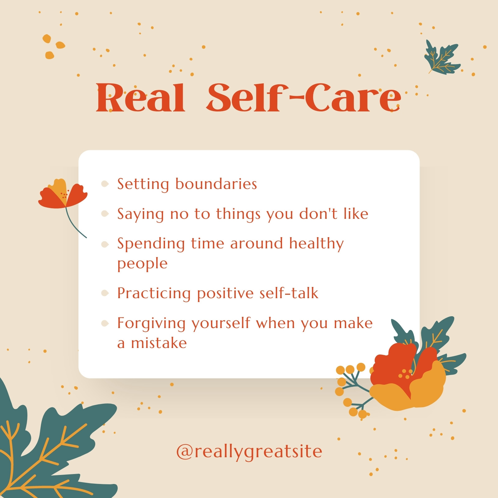 Page 16 - Free and customizable self care templates