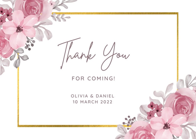 canva white pink elegant floral wedding thank you card r2uaNUS5o 0