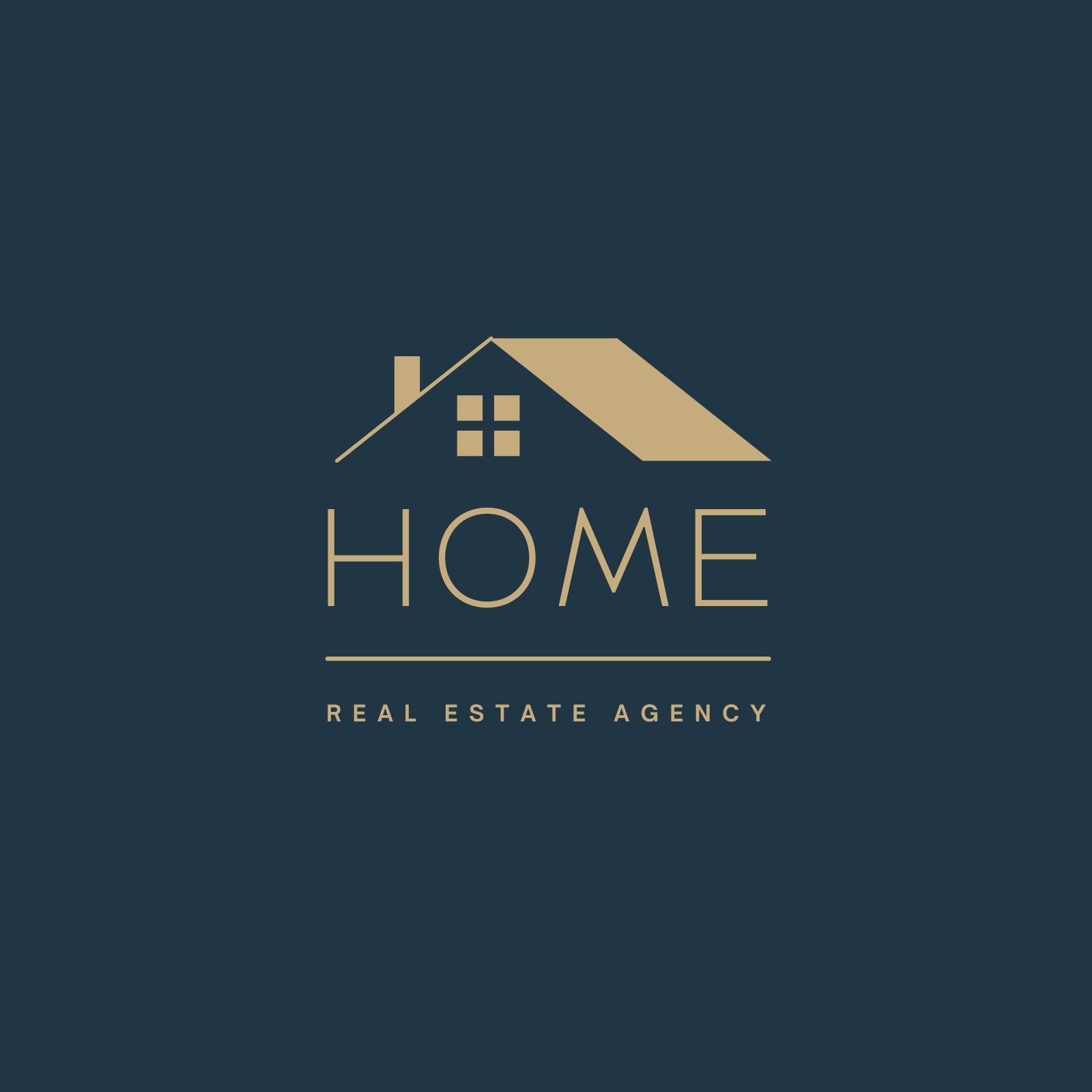 Digital Real Estate Logo House Logo Canva Logo Template Real Estate ...