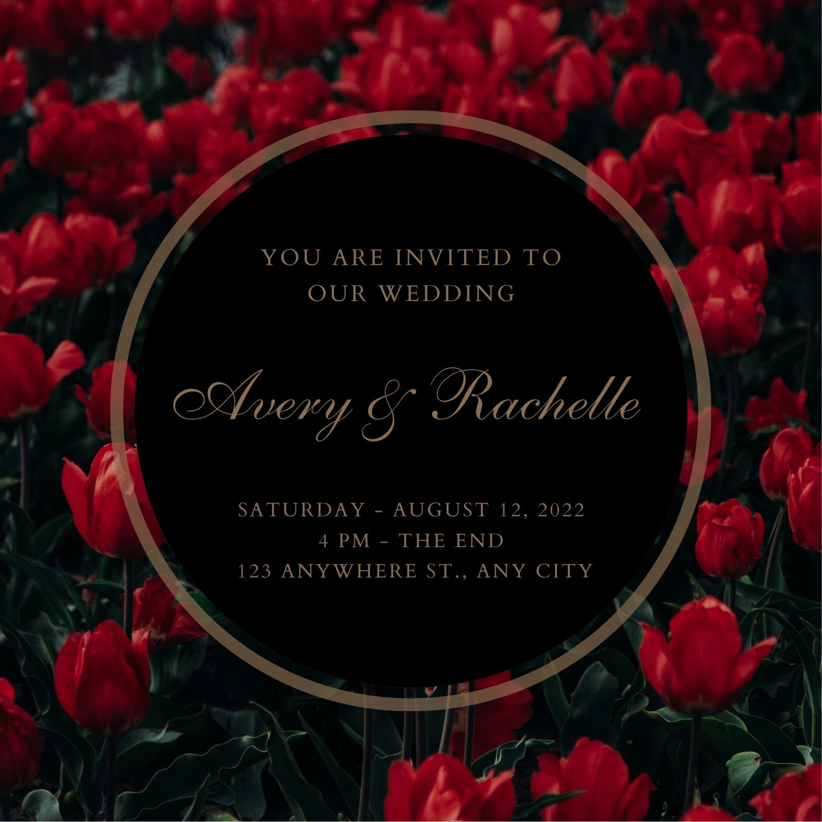 Page 7 - Wedding invitation templates to customize for free | Canva