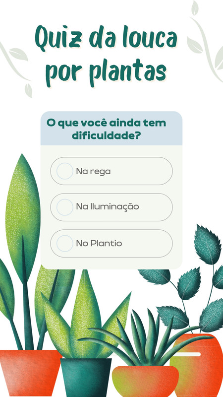 Três exemplos de Stories de um quiz referente à aula de 21 de janeiro