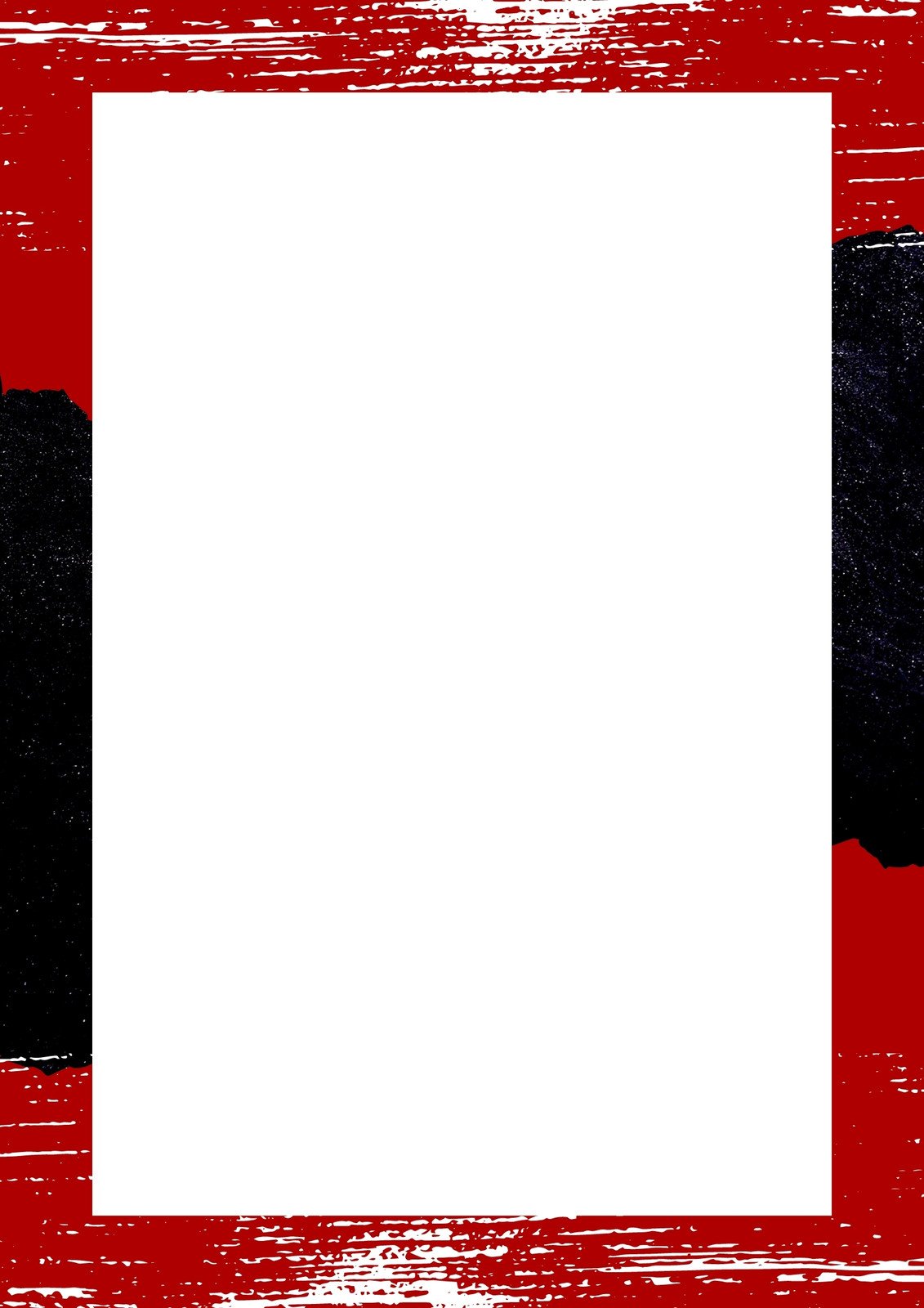 red and black border template