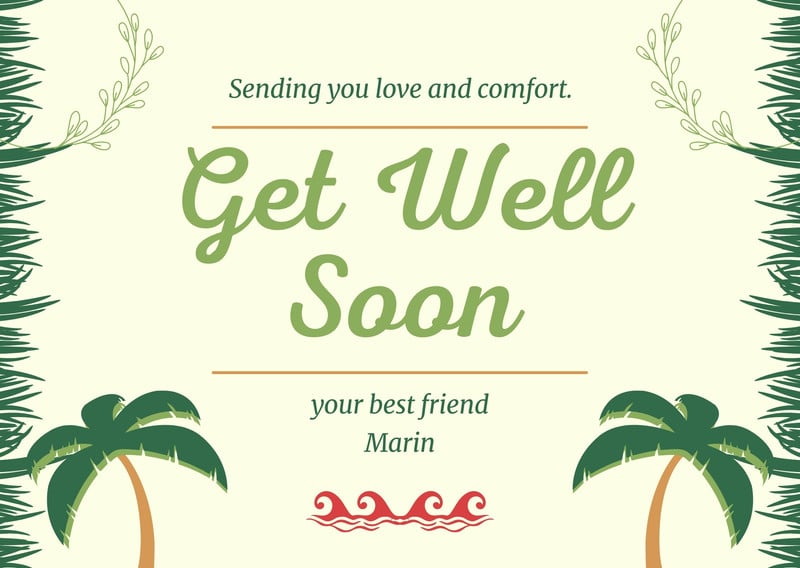 Free Vector  Get well soon with bear and hearts