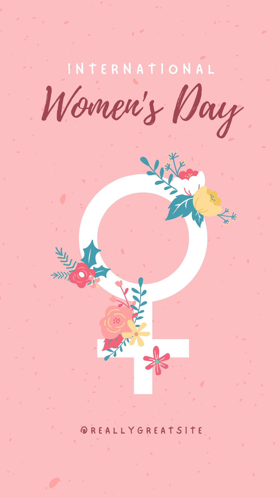 Free and customizable international womens day templates