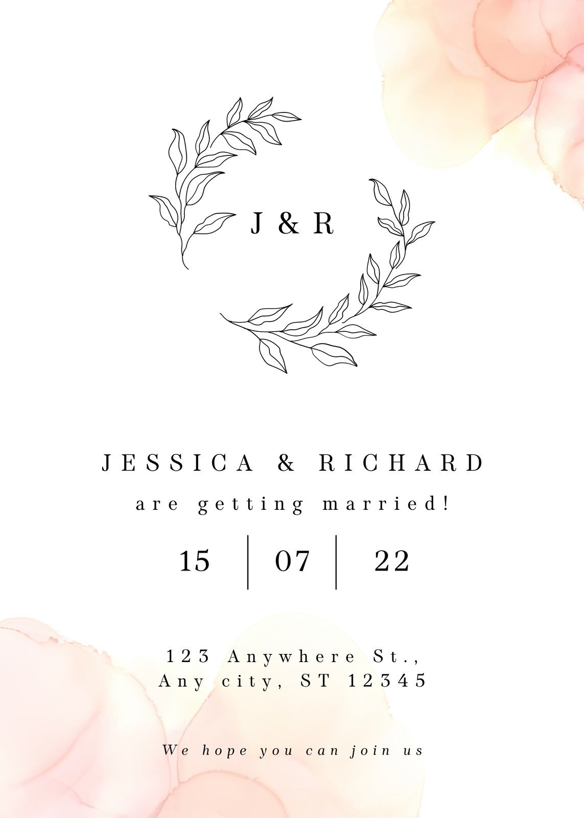 Mountain Side Sketch Gloss-Press® Wedding Invitation by Jessie Steury |  Minted