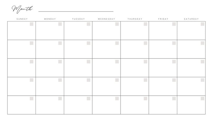Free and customizable calendar templates | Canva