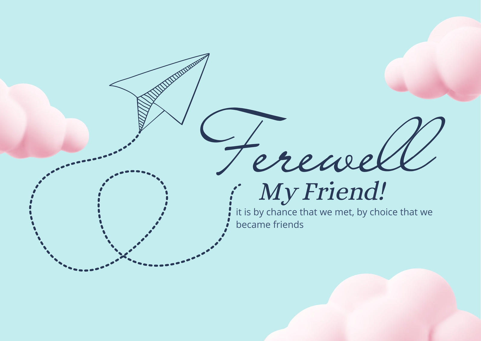farewell cards coworker printable