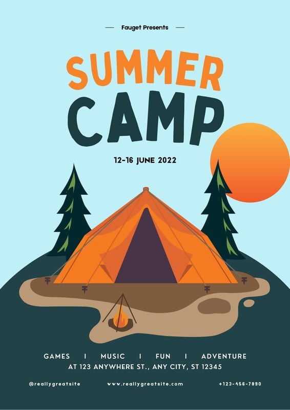 Customize 273 Summer Camp Flyers Templates Online Canva