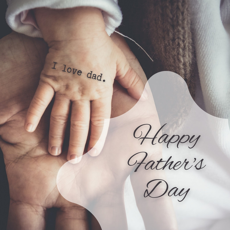 Happy Fathers day on white Background with a Baseball, love dad