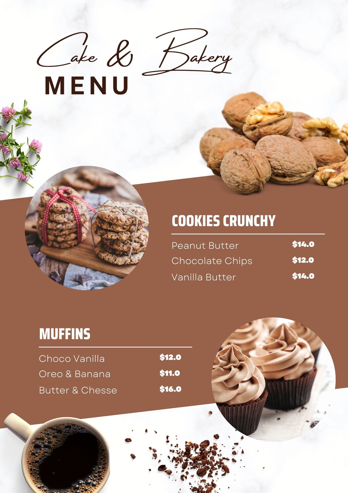 Canva Brown Minimalist Cake And Cookies Menu NlCCxFWYBHo 