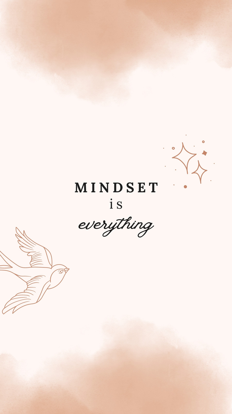 canva mindset is everything phone wallpaper 3dI AkorOzk