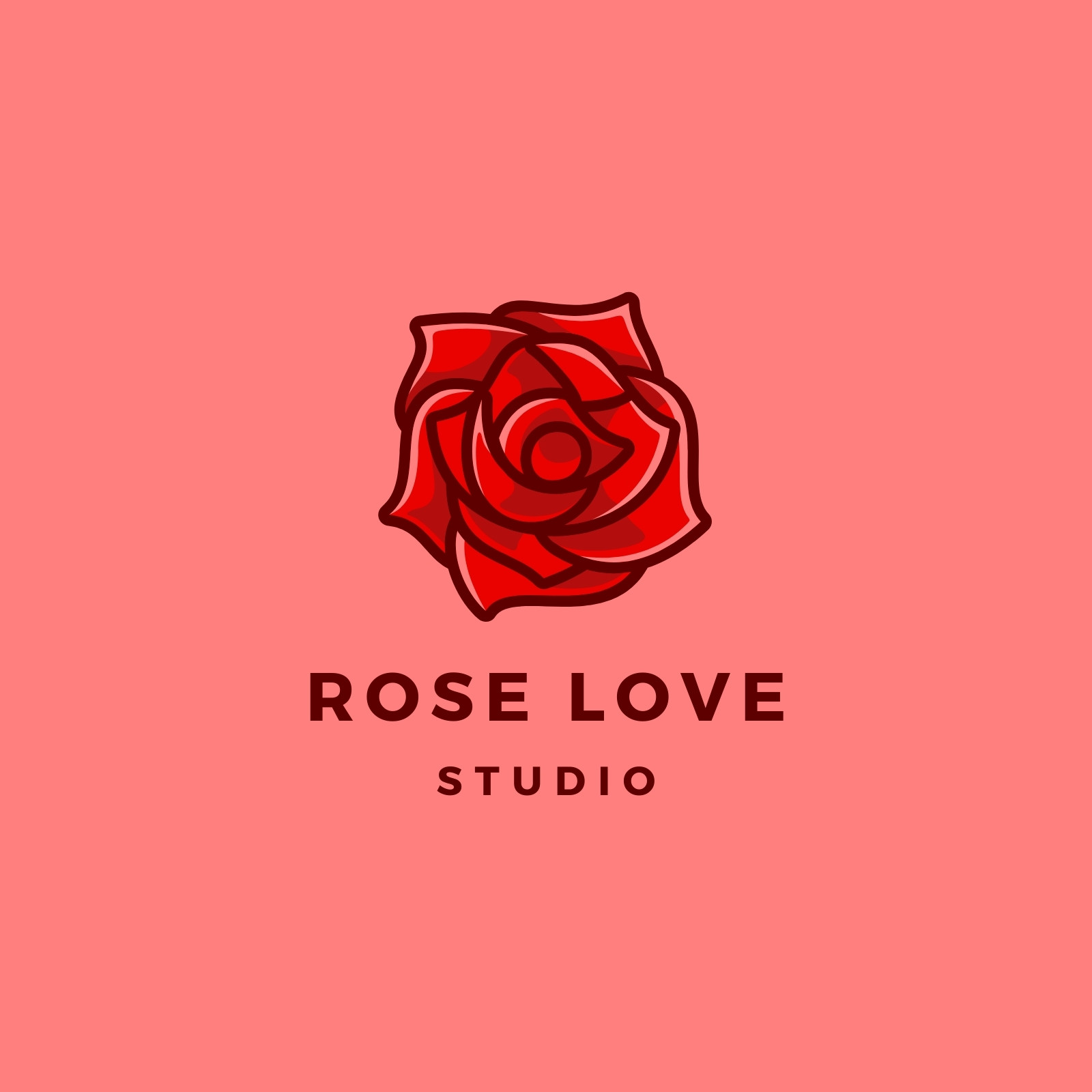 Beautiful Contour Logo with Rose Flower for Boutique or Beauty Salon or  Flowers CompanyRose Vector Logo Illustration. The logo simple, minimal easy  to Stock Vector Image & Art - Alamy