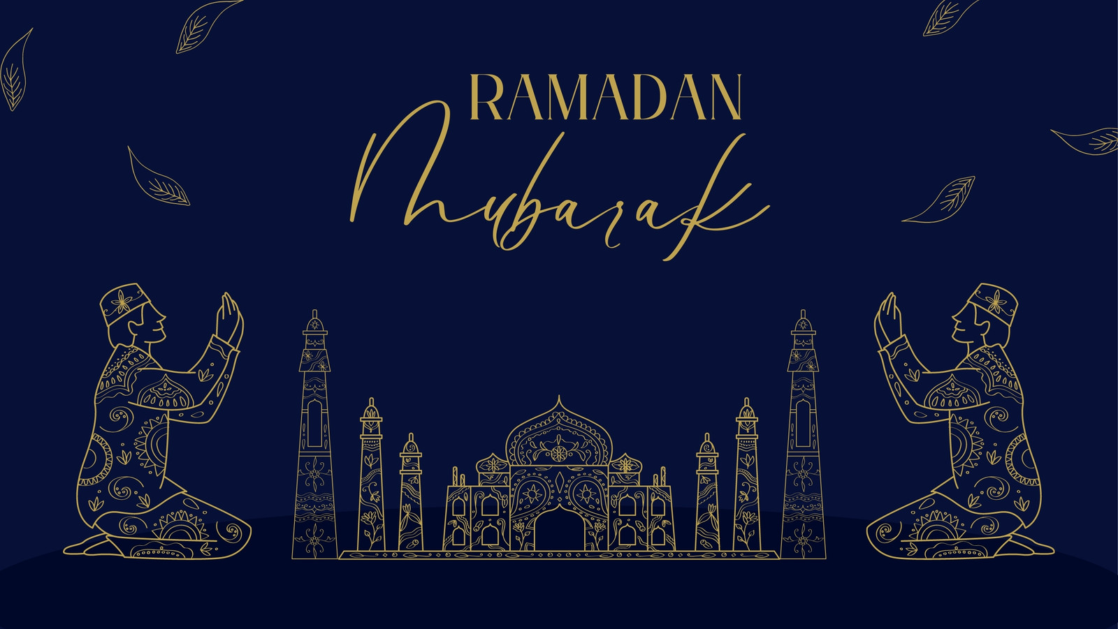 Ramadan Mubarak Greeting Facebook Cover Photo