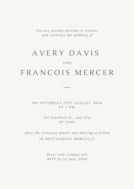 Free Wedding Reception Invitation Templates To Edit Canva 9992