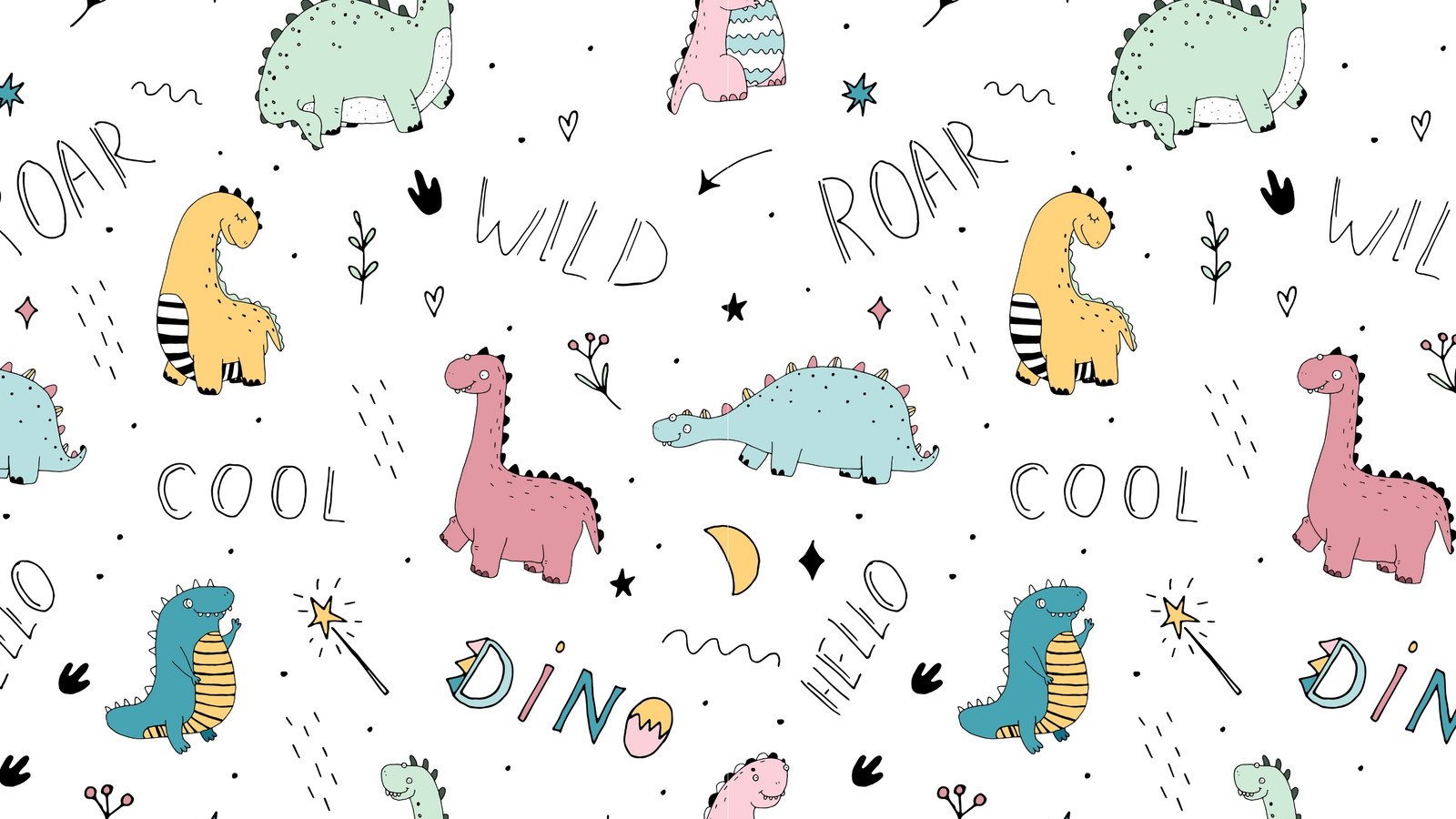 Cute Dinosaur Wallpaper  PixelsTalkNet