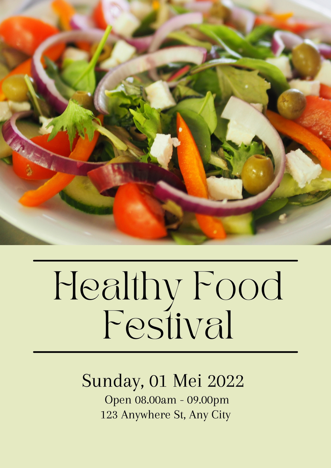 Healthy Food Fest (Flyer)