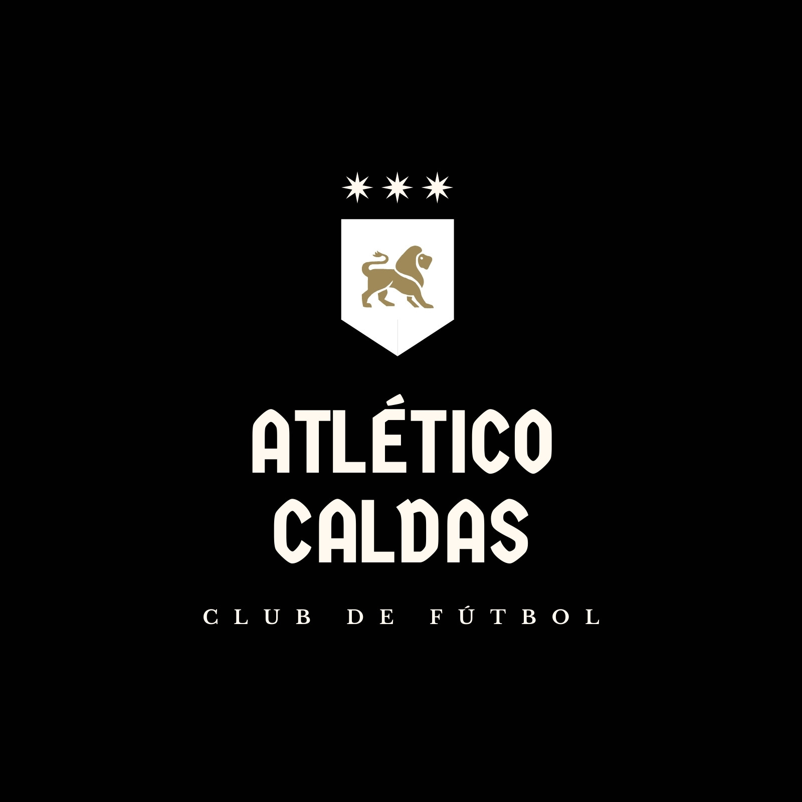 Negro con Insignia de León Fútbol Logo
