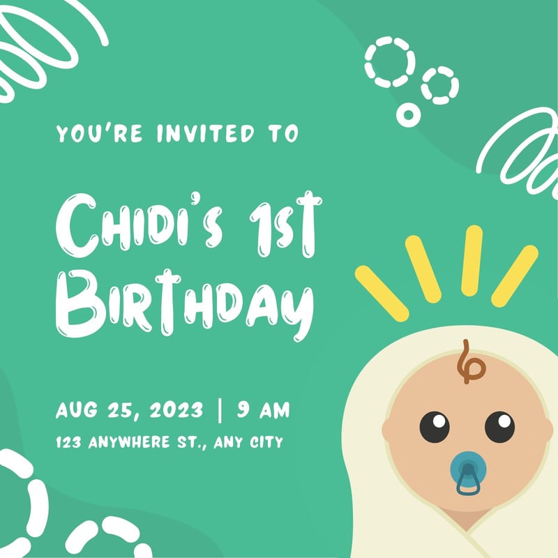 Page 4 Free, printable, editable kids party invitation templates Canva