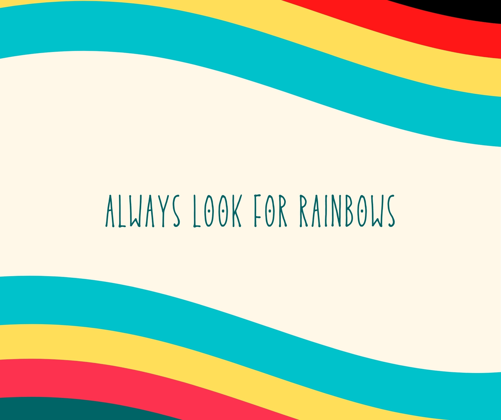 Premium AI Image  Rainbows wallpapers with a rainbow wallpaper