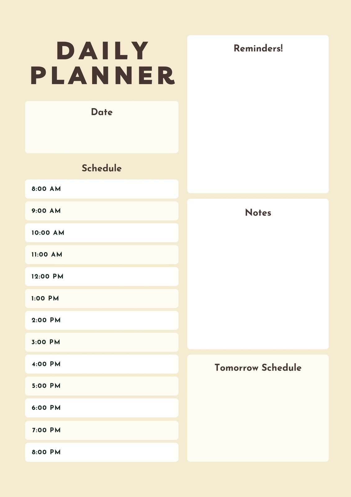 Page 19 - Free personalized monthly planner templates to print | Canva