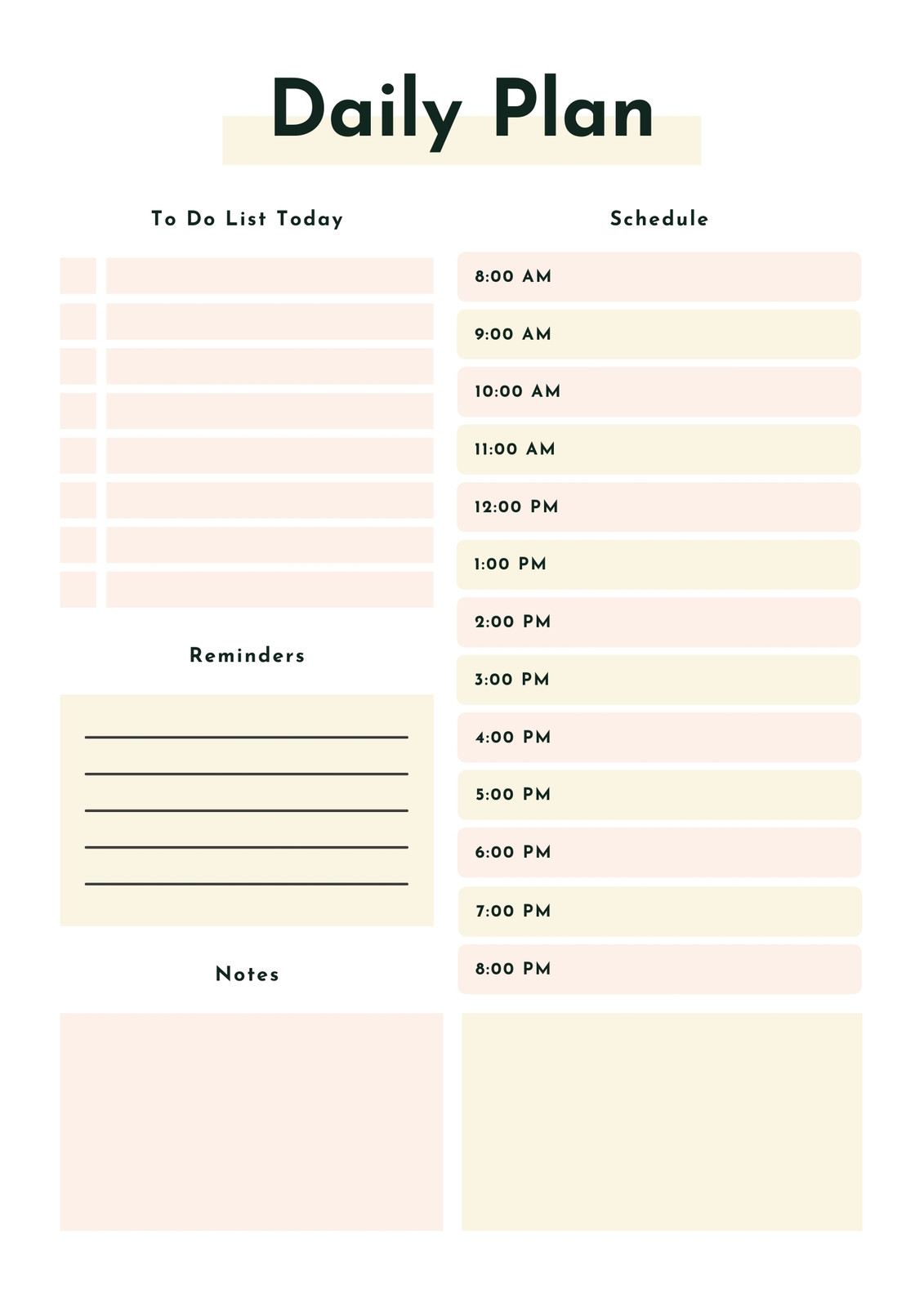 Page 10 - Free and customizable weekly planner templates | Canva