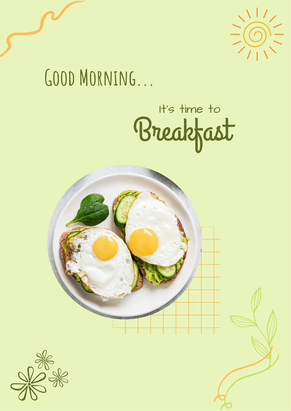 Page 2 - Customize 1,328+ Breakfast Poster Templates Online - Canva