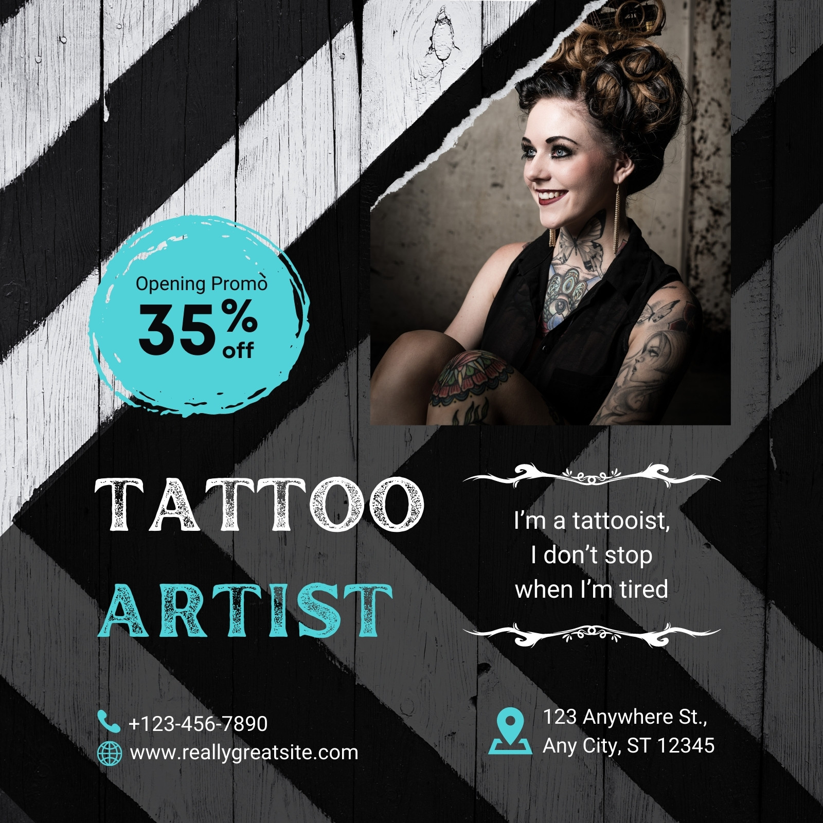 Tattoo Studio Rollup Banner Template in Word, Publisher, Google Docs, Pages  - Download | Template.net