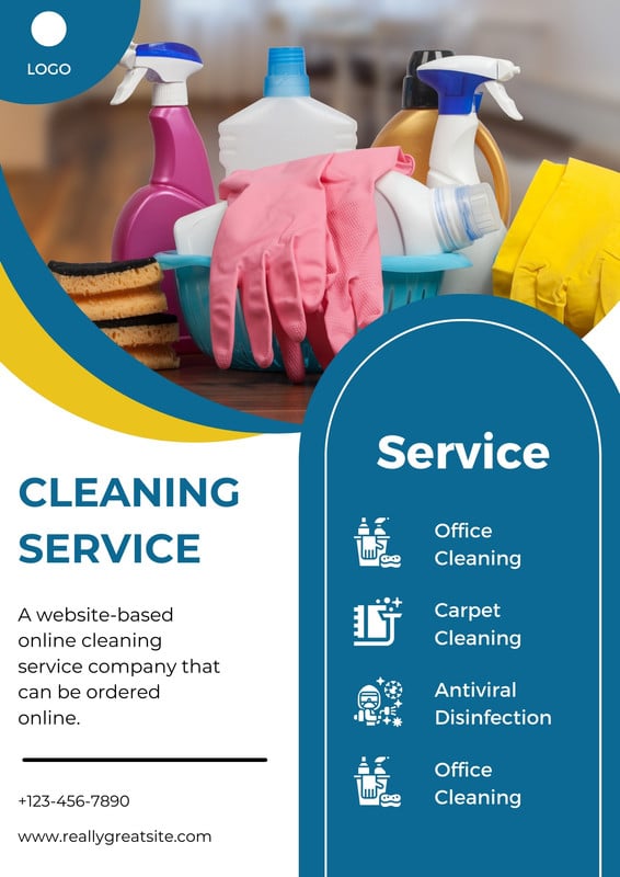 Free printable, customizable cleaning flyer templates | Canva