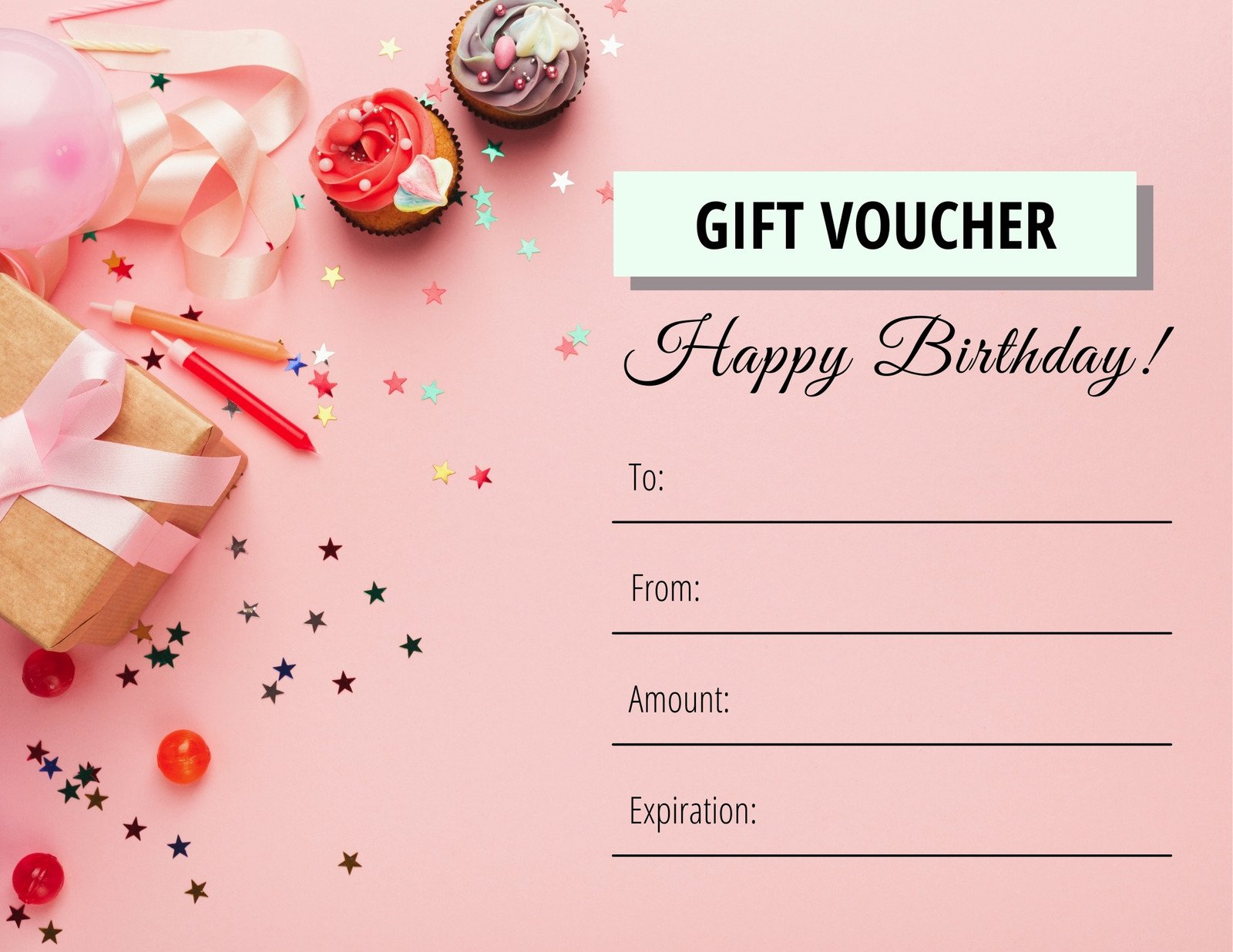 Free Printable Birthday Vouchers Printable Templates