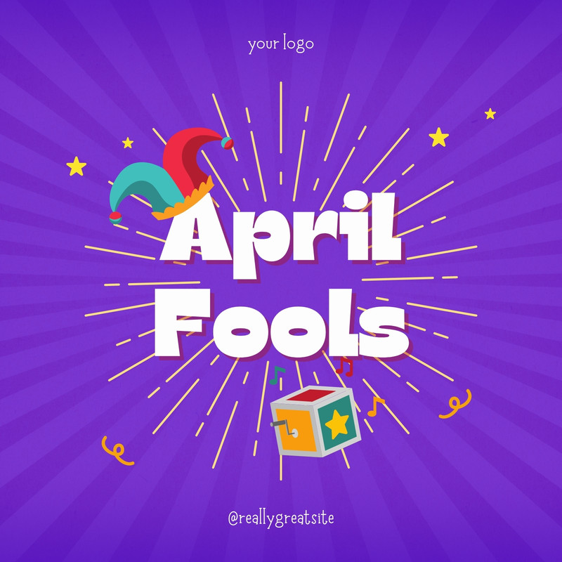 Free and customizable april fools templates
