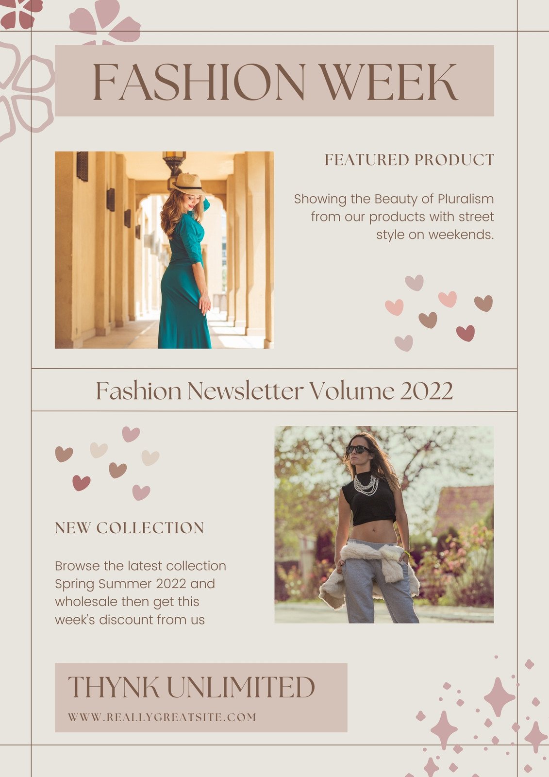 Free and customizable professional newsletter templates