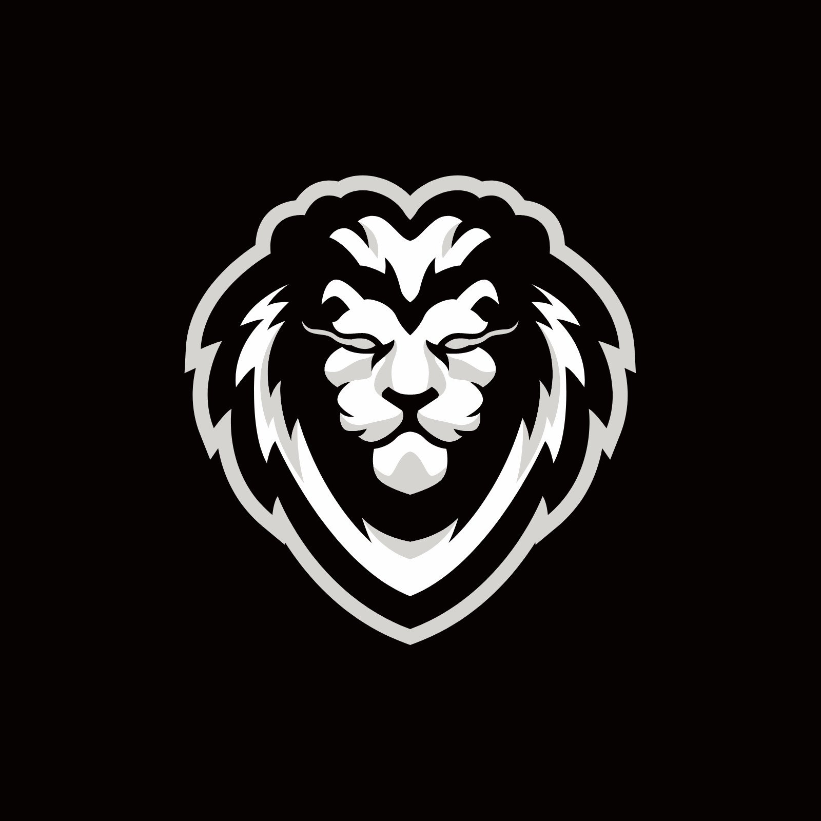 black and white lion logo, lion sticker, lion tattoo 21188158 Vector Art at  Vecteezy