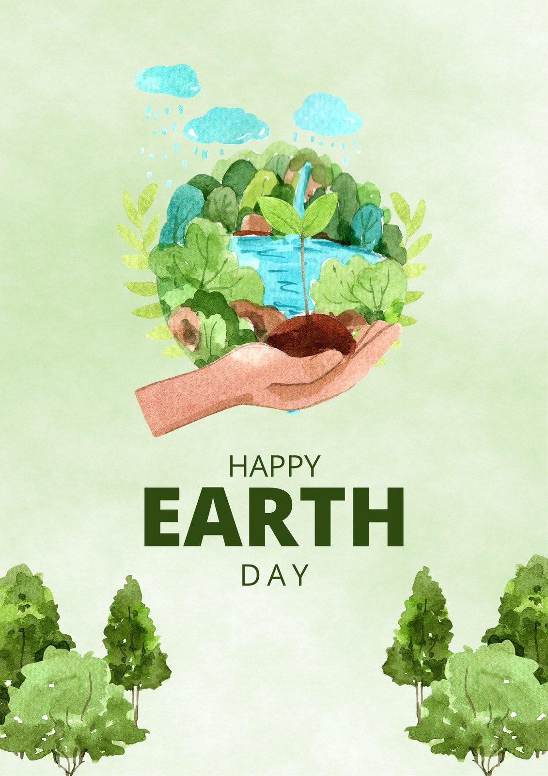Free printable, customizable Earth Day poster templates | Canva