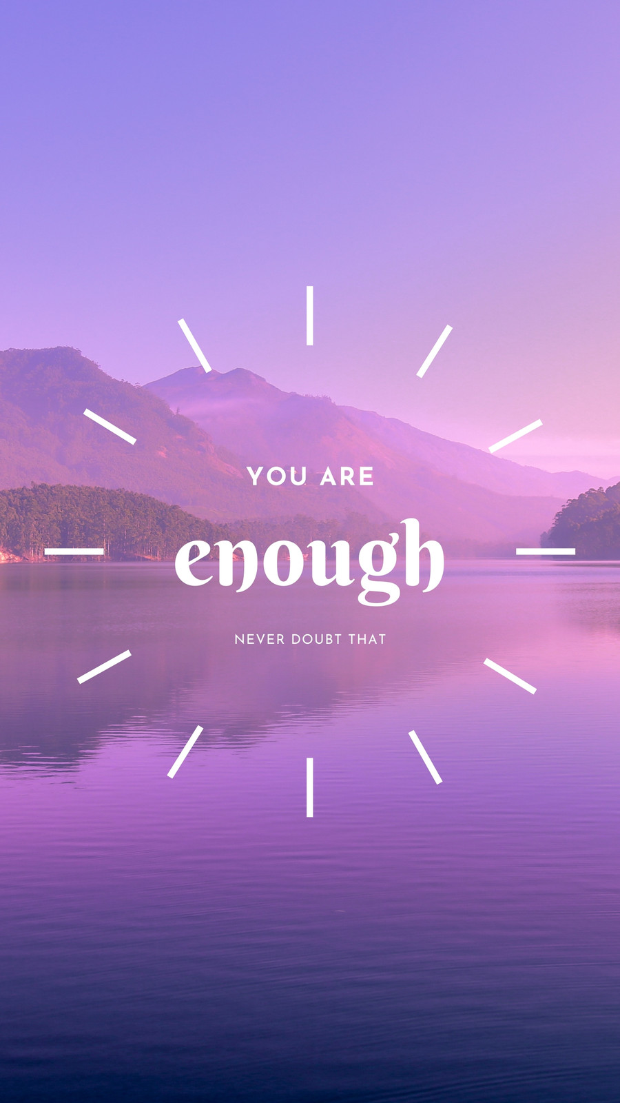 I Am Enough Wallpaper