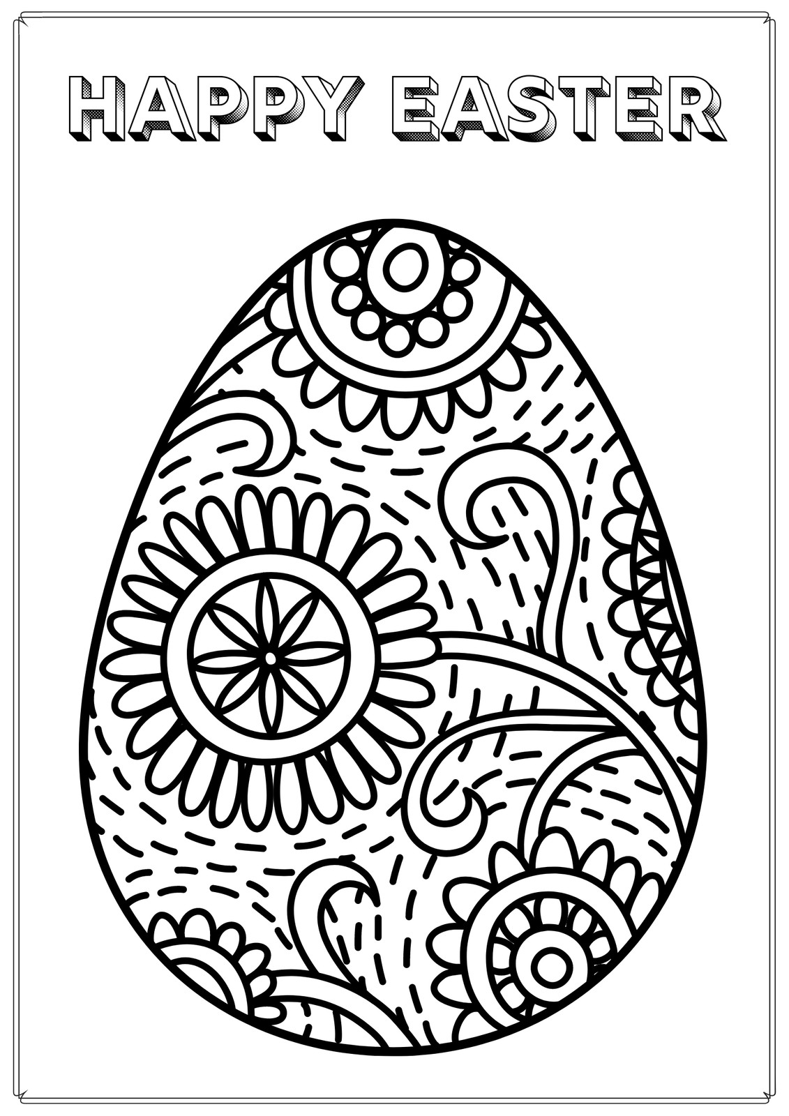 Free and customizable coloring templates