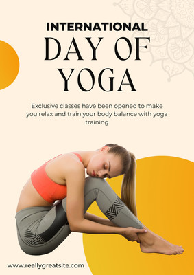 Page 7 - Free editable printable yoga poster templates